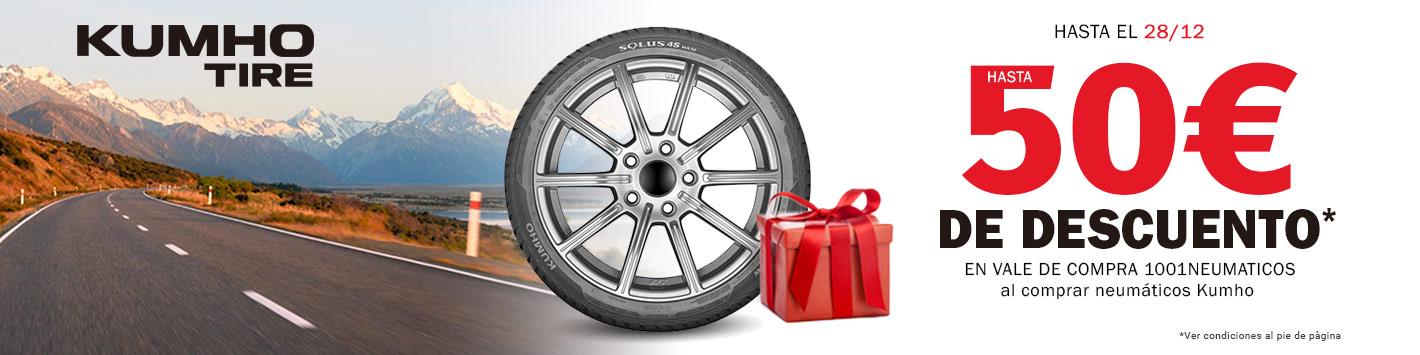 Kumho| Jusqu'à 50€ offerts