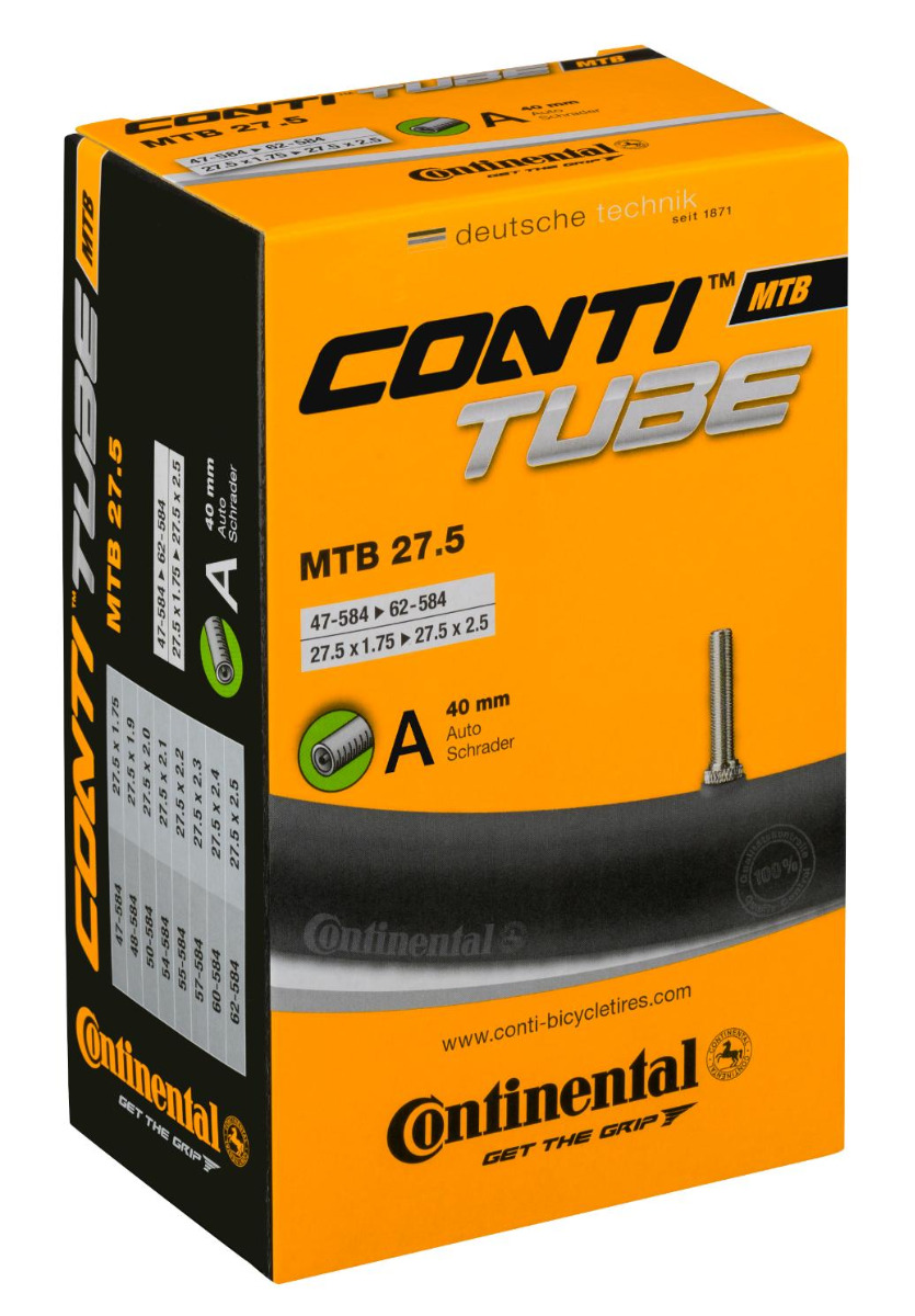 Continental MTB 27,5 "hOSE, 2 Pièces, SS Valve 47-584 → 62-584 42 Mm (1 → .75 27,5 X 27,5 X 2 .5 0182311), Tubes - Canada