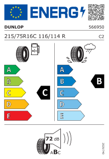 Neumatico Dunlop Econodrive 215/75 R 16 116 114 R