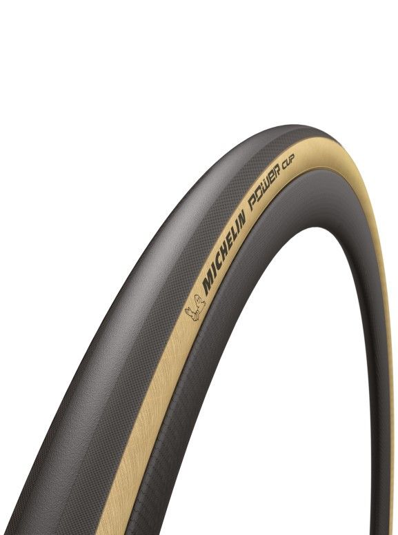 Pneumatico stradale 700x28c ts michelin power cup tlr nero/beige (28-622 Pneumatico stradale 700x28c ts michelin power cup tlr nero/beige (28-622