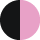 negro y rosa