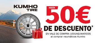 KUMHO| Hasta 50€* de regalo