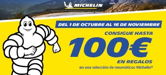 MICHELIN | Hasta 100€* de regalo
